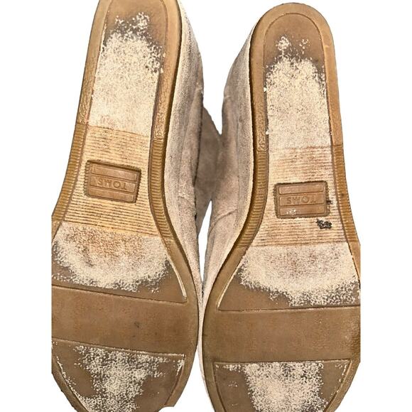 Toms‎ Desert Wedge Booties Women’s Size 7.5 Brown Suede - Picture 11 of 11